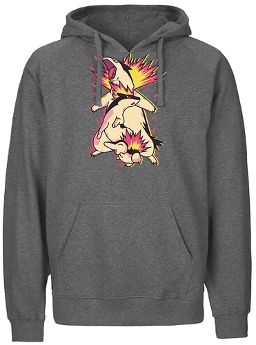 Fire Type - gaming, anime, pocket, monster, fire - Fairtrade Hoodie