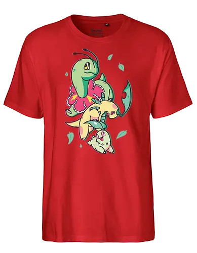 Grass Type - gaming, anime, pocket, monster - Fairtrade T-Shirt