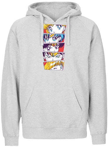 Sailor Scouts - anime, sailor, moon, Saturn, mars, manga - Fairtrade Hoodie