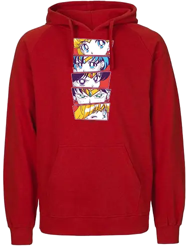 Sailor Scouts - anime, sailor, moon, Saturn, mars, manga - Fairtrade Hoodie