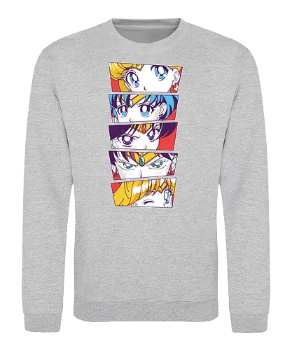 Sailor Scouts - anime, sailor, moon, Saturn, mars, manga - Sweatshirt