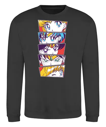 Sailor Scouts - anime, sailor, moon, Saturn, mars, manga - Sweatshirt