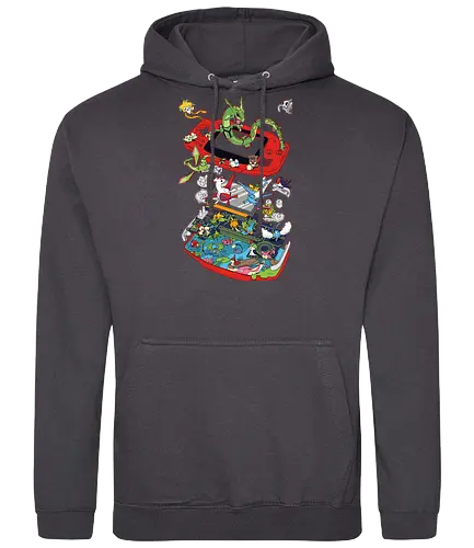 3rd Gen - handheld, console, classig gaming, ninja, anime, manga, shinobi, magazine, Frog - Standard Hoodie