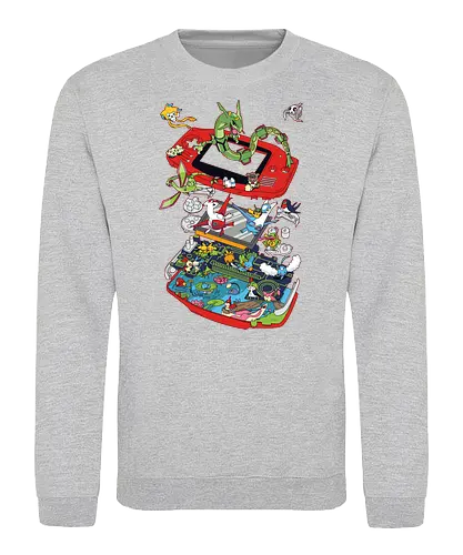 3rd Gen - handheld, console, classig gaming, ninja, anime, manga, shinobi, magazine, Frog - Sweatshirt