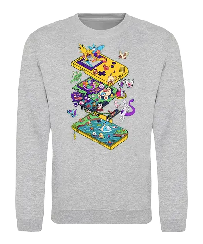 1st Gen - gaming, classic gaming, handheld, retro - Sweatshirt