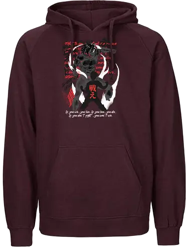 Tatakae - anime, manga, attack, titan - Fairtrade Hoodie