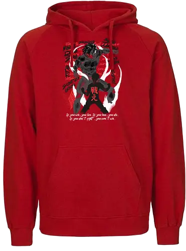 Tatakae - anime, manga, attack, titan - Fairtrade Hoodie