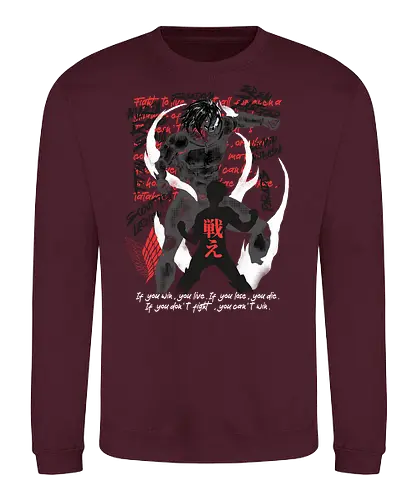 Tatakae - anime, manga, attack, titan - Sweatshirt