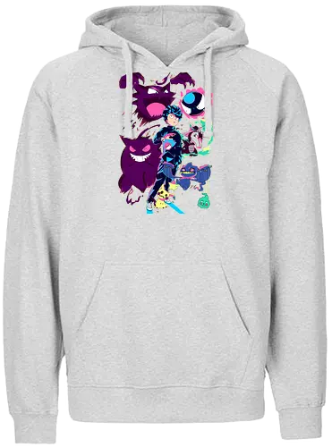 PokeMob - pocket, monster, trainer, ghost, Mob Psycho, geist - Fairtrade Hoodie