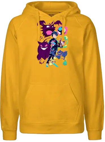 PokeMob - pocket, monster, trainer, ghost, Mob Psycho, geist - Fairtrade Hoodie