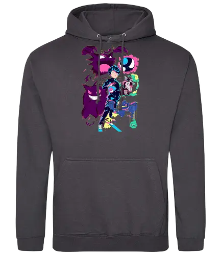 PokeMob - pocket, monster, trainer, ghost, Mob Psycho, geist - Standard Hoodie