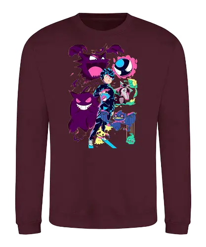 PokeMob - pocket, monster, trainer, ghost, Mob Psycho, geist - Sweatshirt