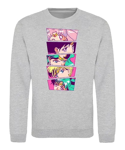 Sailor Scouts Vol. 2 - sailor, Scout, moon, pluto, Uranus, Neptun, jupiter - Sweatshirt