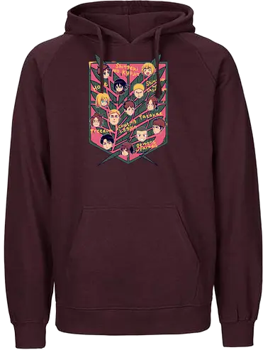 Scouting Legion - attack, titan, Characters, manga, anime - Fairtrade Hoodie