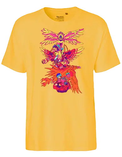 Love - digital, monster, liebe, anime, phoenix - Fairtrade T-Shirt