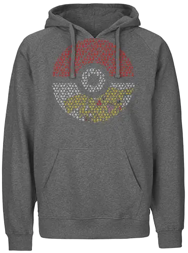 Pi Ka - pocket, monster, electro, maus, mouse - Fairtrade Hoodie