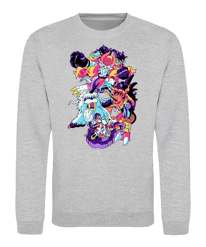 Reliability - digital, monster, joe, Reliability, anime - Sweatshirt