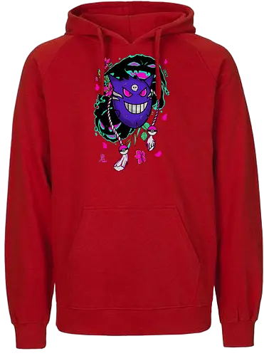 Cursed Mask - ghost, geist, maske, verflucht, Fluch, cursed, pocket, monster - Fairtrade Hoodie