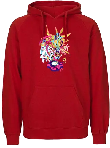 Light - digital, monster, angel, light, licht - Fairtrade Hoodie