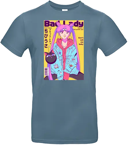 Bad Lady - sailor, moon, magazine, luna, cat, anime - Standard T-Shirt