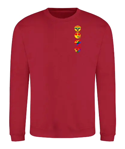 Emoji Pride - pride, emoji, Smiley, regenbogen, Lgbtq - Sweatshirt