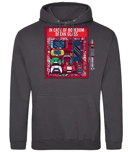 In Case of Boredom... - langeweile, Boredom, gaming, konsole, console - Standard Hoodie