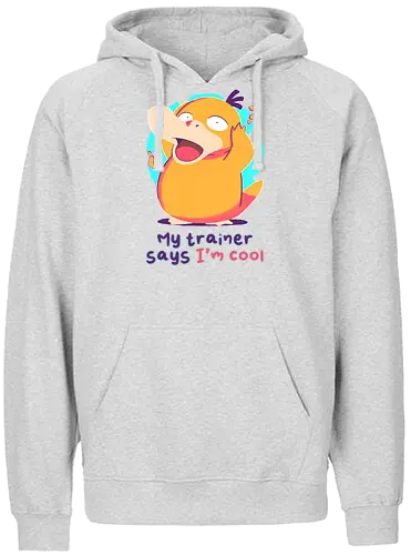 I'm Cool - duck, pocket, monster, cool, ente - Fairtrade Hoodie