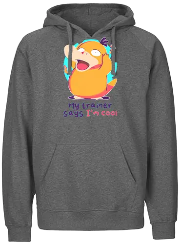 I'm Cool - duck, pocket, monster, cool, ente - Fairtrade Hoodie