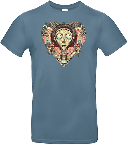 The Lovely Groom - groom, bride, corpse, horror, halloween, Sugar skull, Día de los Muertos - Standard T-Shirt
