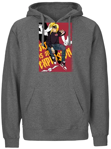 Art is an Explosion - ninja, shinobi, anime, manga - Fairtrade Hoodie
