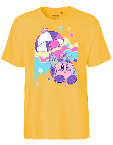 Mecha Cute - mech, mecha, robot, pink, round - Fairtrade T-Shirt