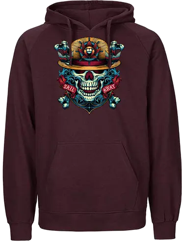 Sail Away - one, piece, pirat, anime, manga - Fairtrade Hoodie