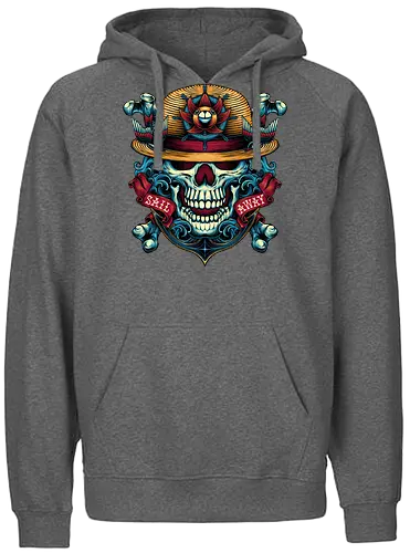 Sail Away - one, piece, pirat, anime, manga - Fairtrade Hoodie