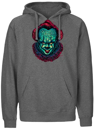 A Slash of Terror - clown, horror, es, it, Clown - Fairtrade Hoodie