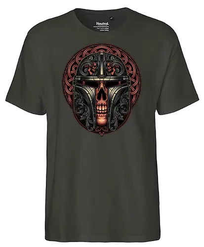 The Orphaned Warrior - space opera, scifi, space, bounty hunter - Fairtrade T-Shirt