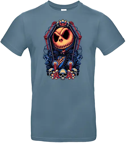 All Hail the Pumpkin King - nightmare, christmas, jack, skeleton - Standard T-Shirt
