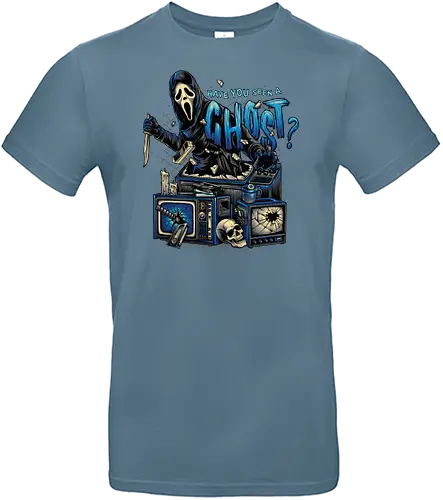Seen a Ghost? - ghost, geist, maske, horror, horrormovie, scrm - Standard T-Shirt