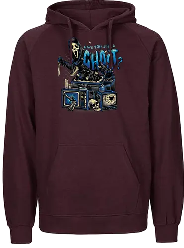 Seen a Ghost? - ghost, geist, maske, horror, horrormovie, scrm - Fairtrade Hoodie