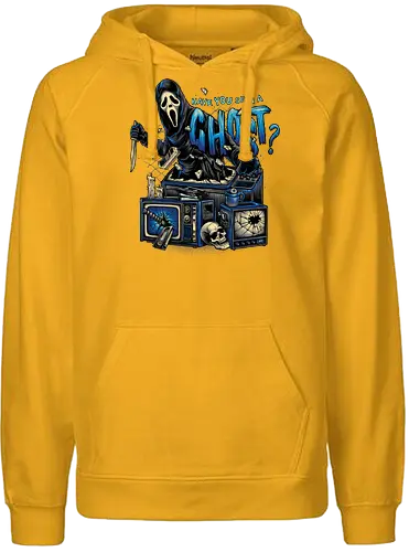 Seen a Ghost? - ghost, geist, maske, horror, horrormovie, scrm - Fairtrade Hoodie