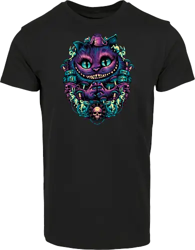 The Cat of Mischief - grinsekatze, cheshire cat, alice, wonderland, wunderland, lewis carroll - Hausmarke Shirt