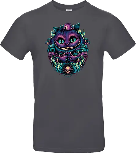 The Cat of Mischief - grinsekatze, cheshire cat, alice, wonderland, wunderland, lewis carroll - Standard T-Shirt