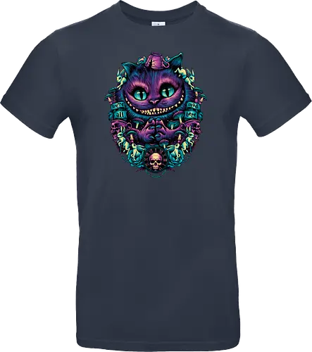 The Cat of Mischief - grinsekatze, cheshire cat, alice, wonderland, wunderland, lewis carroll - Standard T-Shirt