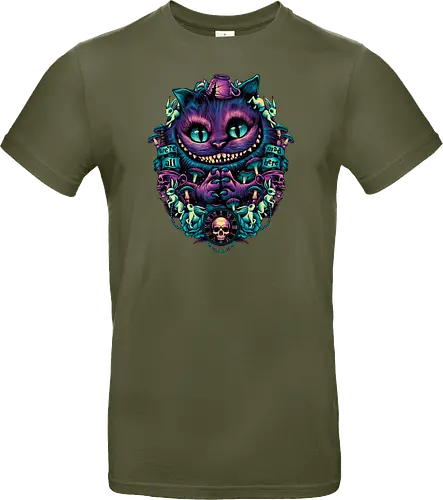 The Cat of Mischief - grinsekatze, cheshire cat, alice, wonderland, wunderland, lewis carroll - Standard T-Shirt