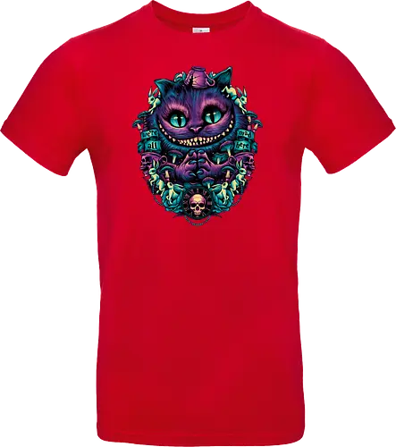 The Cat of Mischief - grinsekatze, cheshire cat, alice, wonderland, wunderland, lewis carroll - Standard T-Shirt