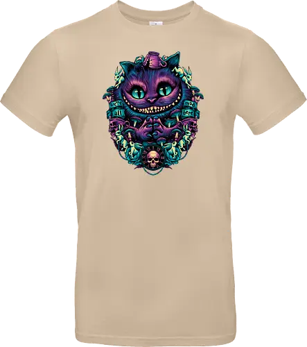 The Cat of Mischief - grinsekatze, cheshire cat, alice, wonderland, wunderland, lewis carroll - Standard T-Shirt