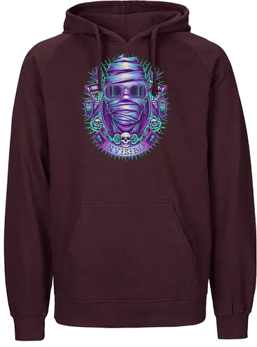 Invisible Guy - unsichtbar, invisible, monster, hipster - Fairtrade Hoodie