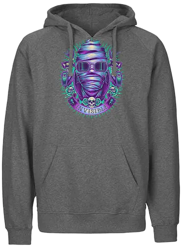 Invisible Guy - unsichtbar, invisible, monster, hipster - Fairtrade Hoodie