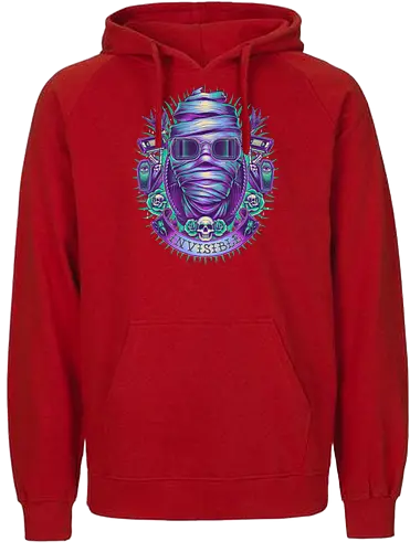 Invisible Guy - unsichtbar, invisible, monster, hipster - Fairtrade Hoodie