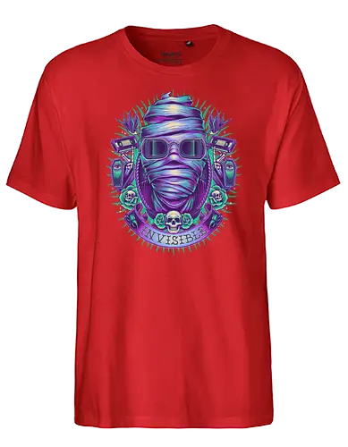 Invisible Guy - unsichtbar, invisible, monster, hipster - Fairtrade T-Shirt