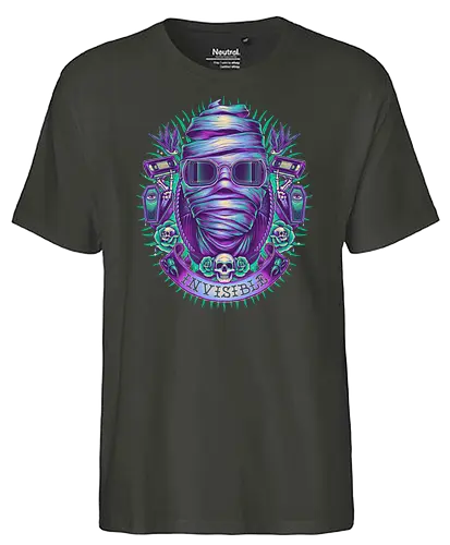 Invisible Guy - unsichtbar, invisible, monster, hipster - Fairtrade T-Shirt